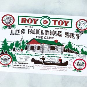 Roy Toy Log Building Set The Camp